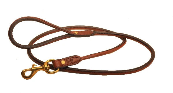 Tory Leather English Bridle Leather Rolled Leash - 4' - Image 3