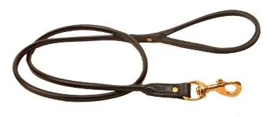 Tory Leather English Bridle Leather Rolled Leash - 4' - Image 4